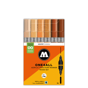 Molotow One4All Acrylic Twin Pump Marker - Grey Set (6)